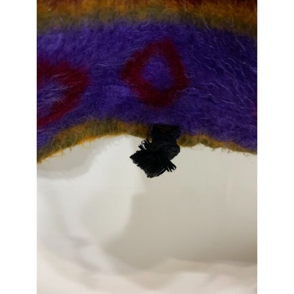 Jeans Wear Vintage Aztec Print Pullover, Hood, 1/4 Zip, 90s Indie Size Medium - Picture 7 of 16